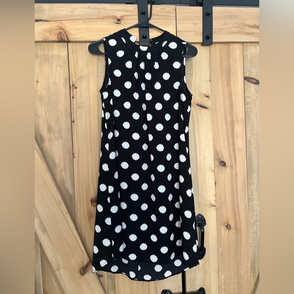Daniel Rainn mini Dress with pockets, in polka dot print